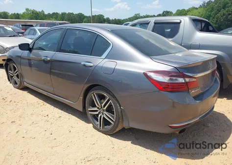 2017 Honda Accord Sport из США, поврежденный, VIN 1HGCR2F52HA054084